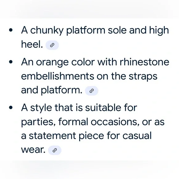 Glamorous Orange Rhinestone Platform Heels - Picture 10 of 10